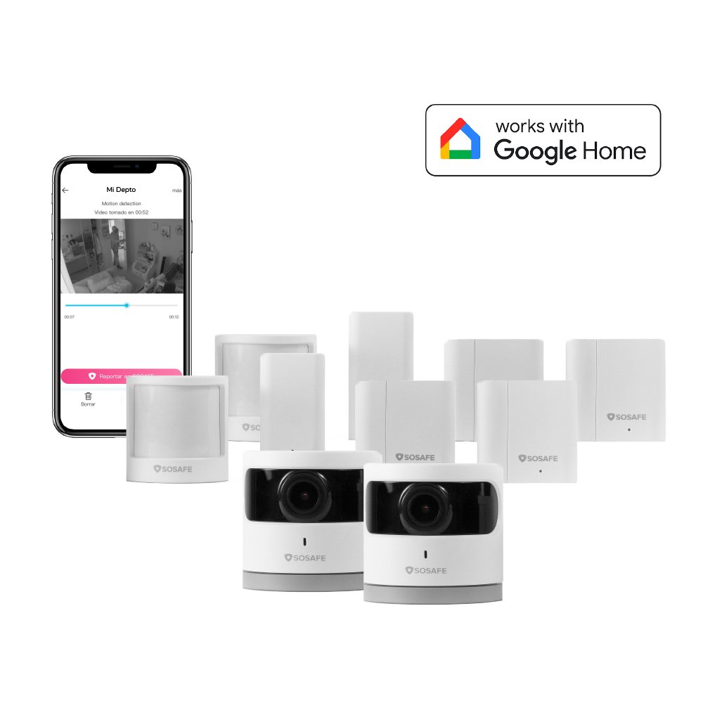 2 SAFE Kits ( Smart Cam + Sensores)