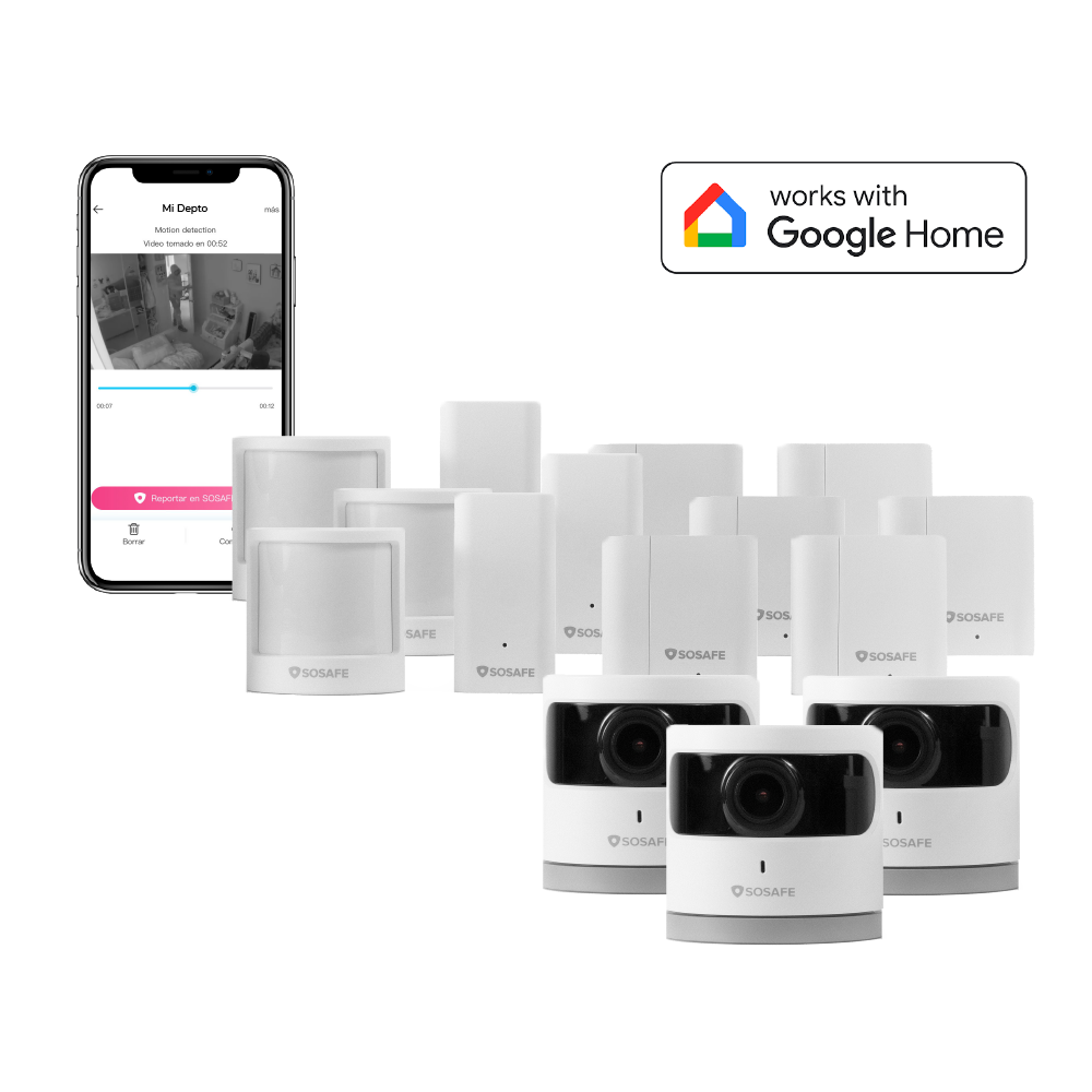 3 SAFE Kits ( Smart Cam + Sensores)