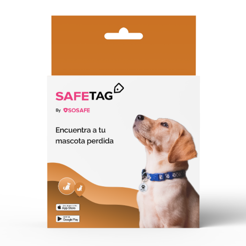 Placa SAFE Tag para Mascotas